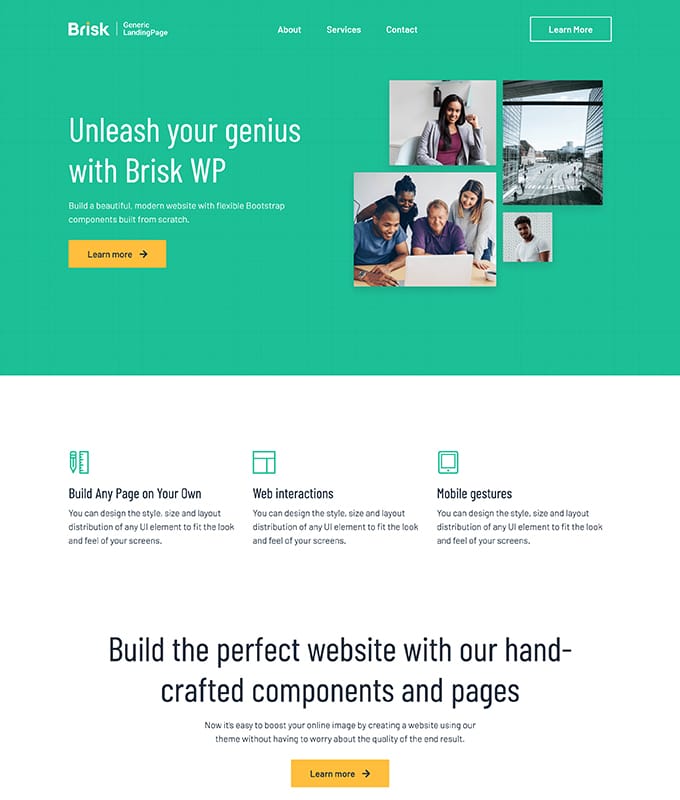 Generic Landing Page