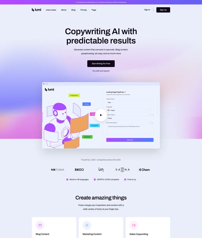 Copywriting Tool